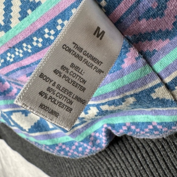 Vintage Roxy Y2K Grunge Toggle Button Jacket Faux Fur Hood  Streetwear Bella - Picture 12 of 13